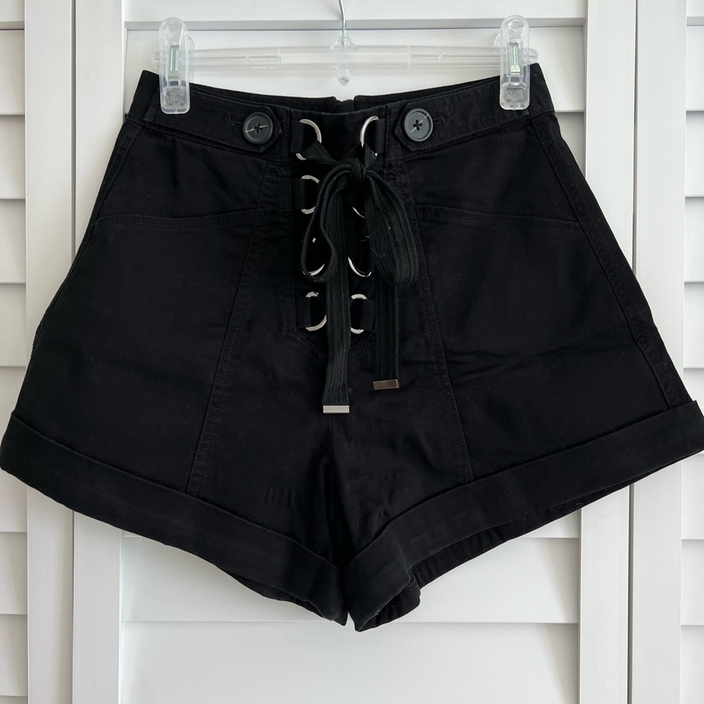 Self-Portrait heavy cotton shorts